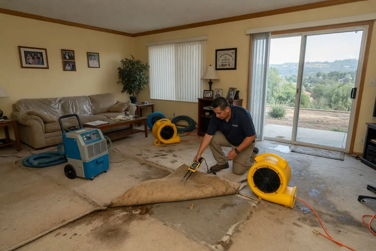Emergency Water Damage Restoration Concord CA, LLC crew at work